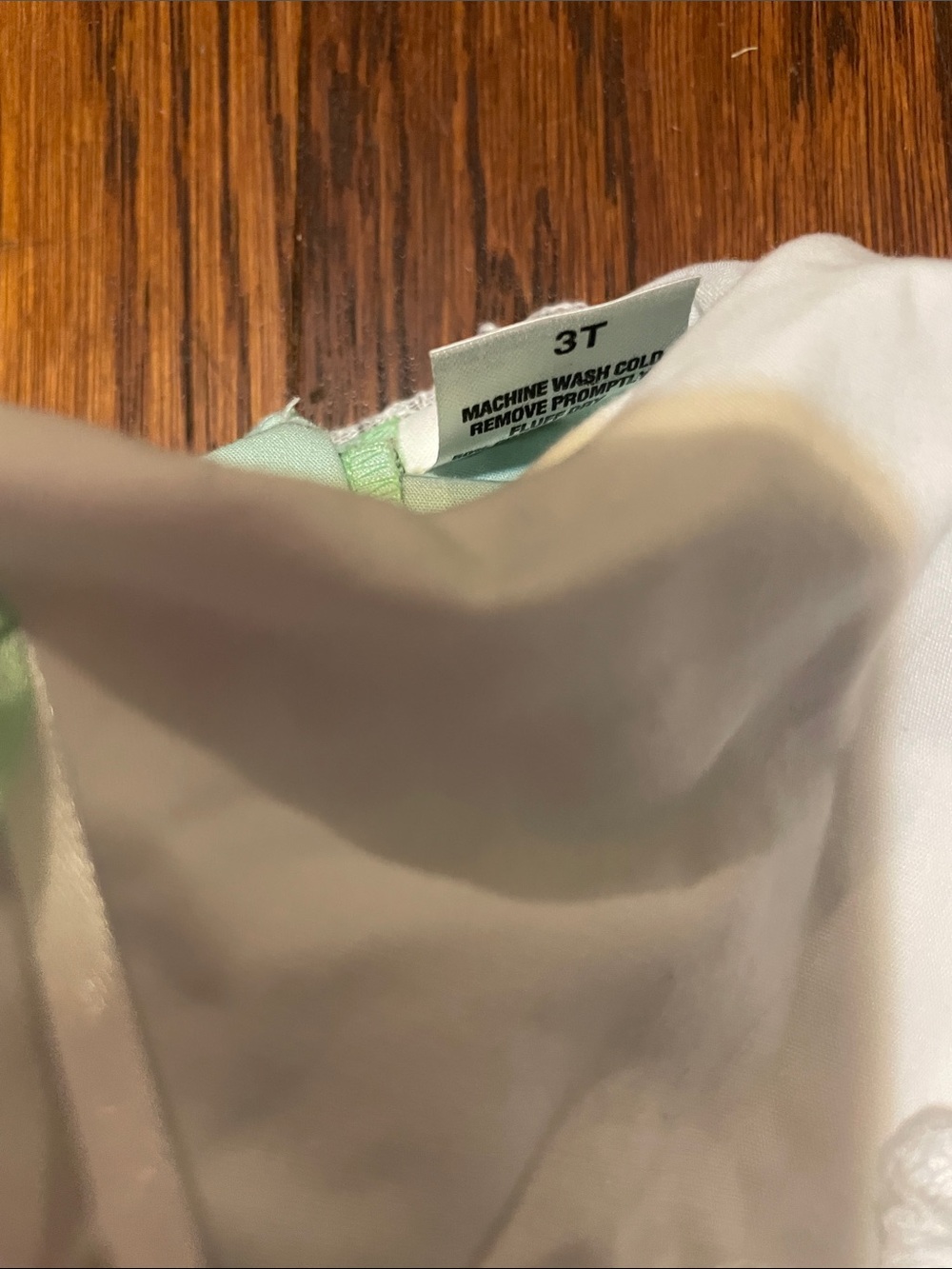 Mint Green Lace-Trim Girls' Theater Costume Dress - Picture 3 of 4